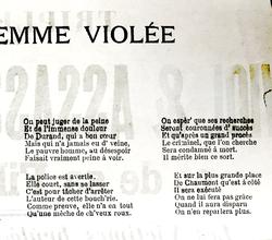 Complainte de la femme violée